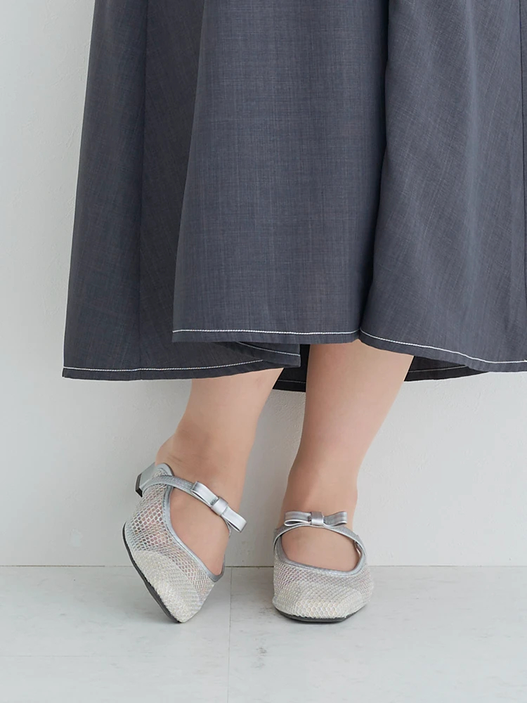 la farfa SHOES/ラ・ファーファシューズ】2WAYチュールミュール