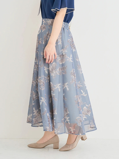 Re-J＆SUPURE(リジェイ＆スプル) |【WEB限定】花柄メッシュスカート