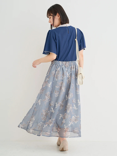 Re-J＆SUPURE(リジェイ＆スプル) |【WEB限定】花柄メッシュスカート