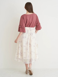 Re-J＆SUPURE(リジェイ＆スプル) |【WEB限定】花柄メッシュスカート