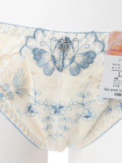 Re-J＆SUPURE(リジェイ＆スプル) |[D85-I95］バタフライ刺繍ブラ＆ショーツ(モールドカップ)