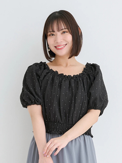 Re-J＆SUPURE(リジェイ＆スプル) |【WEB限定】[前後2WAY]ビジュージョーゼットオフショルブラウス