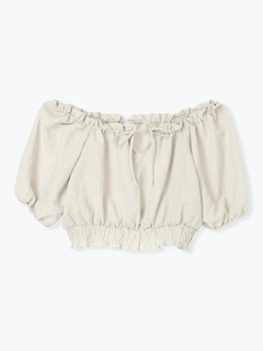 Re-J＆SUPURE(リジェイ＆スプル) |【WEB限定】[前後2WAY]ビジュージョーゼットオフショルブラウス