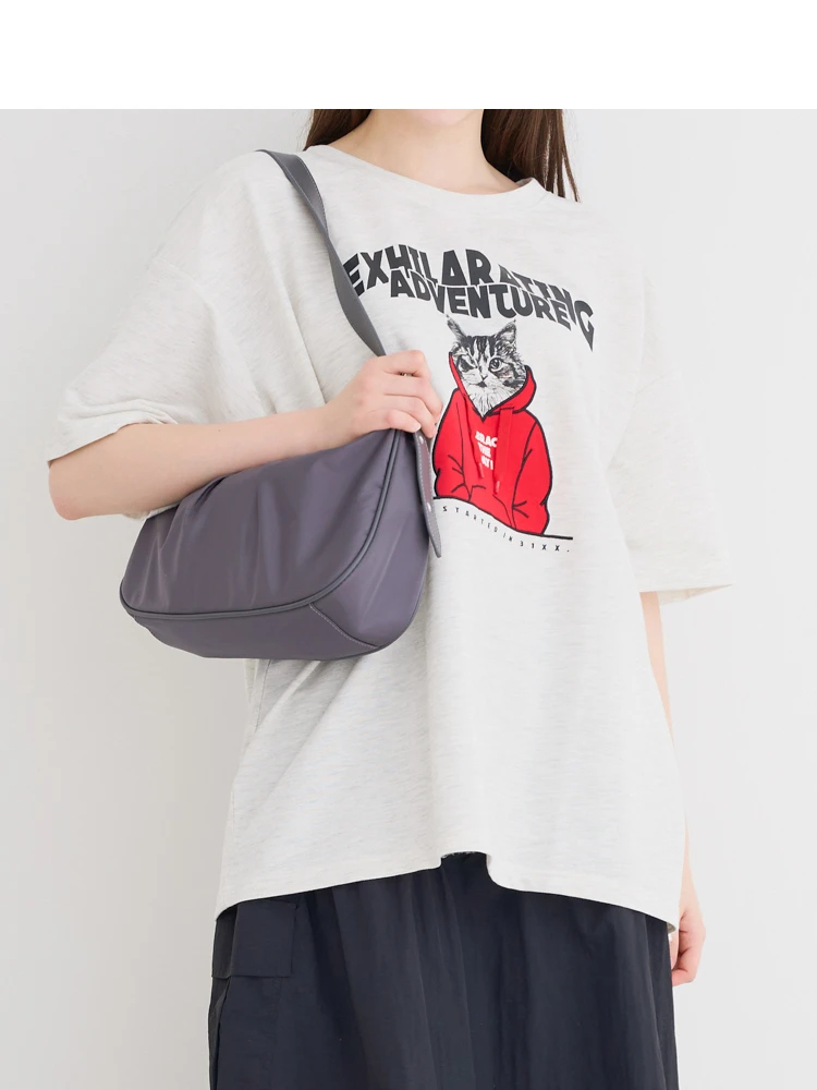 Re-J＆SUPURE(リジェイ＆スプル) |ミニ裏毛ネコプリントTシャツ