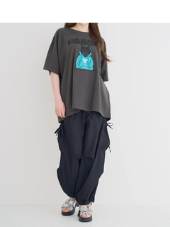 Re-J＆SUPURE(リジェイ＆スプル) |ミニ裏毛ネコプリントTシャツ