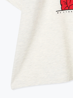 Re-J＆SUPURE(リジェイ＆スプル) |ミニ裏毛ネコプリントTシャツ