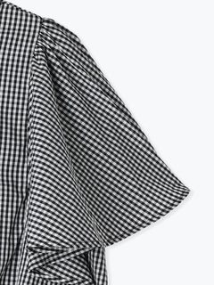 Re-J＆SUPURE(リジェイ＆スプル) |フレアスリーブブラウス（ストライプ柄・チェック柄）