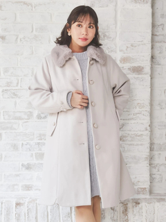 パルティーナ パルティナ セレブ 高級 ロングコート　リバーシブル CLASSY.1月号掲載】WoolRever ロングコート （トレンチコート