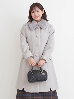 Re-J＆SUPURE(リジェイ＆スプル) |2WAYウール混フェイクファーコート