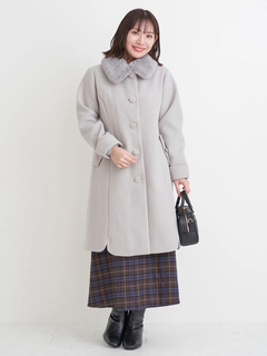 Re-J＆SUPURE(リジェイ＆スプル) |2WAYウール混フェイクファーコート