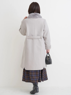 Re-J＆SUPURE(リジェイ＆スプル) |2WAYウール混フェイクファーコート