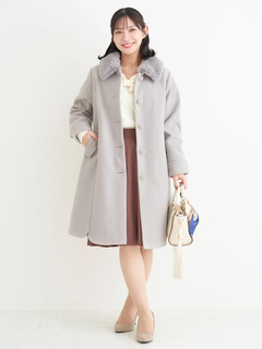 Re-J＆SUPURE(リジェイ＆スプル) |2WAYウール混フェイクファーコート