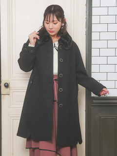 Re-J＆SUPURE(リジェイ＆スプル) |2WAYウール混フェイクファーコート