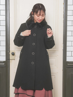 Re-J＆SUPURE(リジェイ＆スプル) |2WAYウール混フェイクファーコート