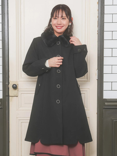 Re-J＆SUPURE(リジェイ＆スプル) |2WAYウール混フェイクファーコート