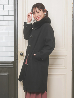 Re-J＆SUPURE(リジェイ＆スプル) |2WAYウール混フェイクファーコート