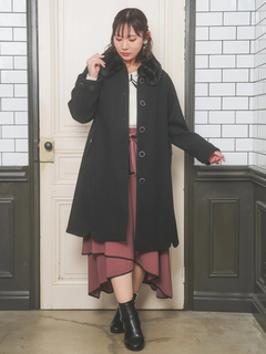 Re-J＆SUPURE(リジェイ＆スプル) |2WAYウール混フェイクファーコート