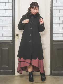 Re-J＆SUPURE(リジェイ＆スプル) |2WAYウール混フェイクファーコート