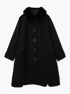 Re-J＆SUPURE(リジェイ＆スプル) |2WAYウール混フェイクファーコート