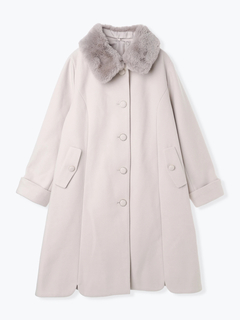 Re-J＆SUPURE(リジェイ＆スプル) |2WAYウール混フェイクファーコート