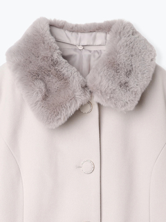 Re-J＆SUPURE(リジェイ＆スプル) |2WAYウール混フェイクファーコート