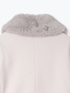 Re-J＆SUPURE(リジェイ＆スプル) |2WAYウール混フェイクファーコート