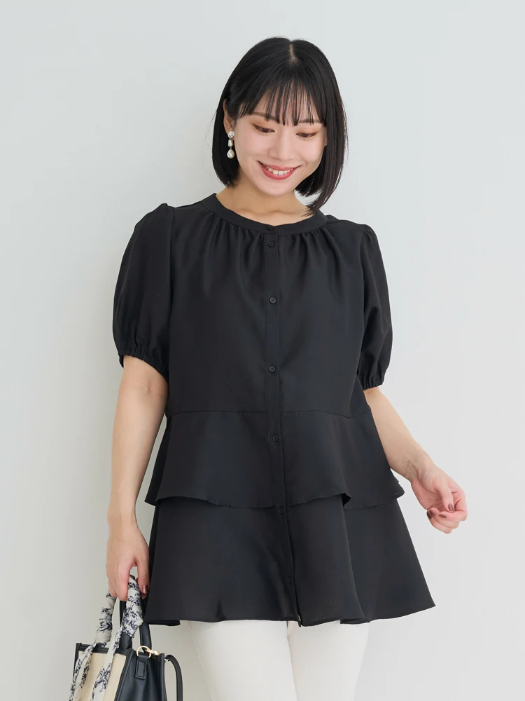 美品 大きいサイズ ローズティアラ パール ペプラム チュニック ローズティアラ(Rose Tiara) レディース チュニック の一覧