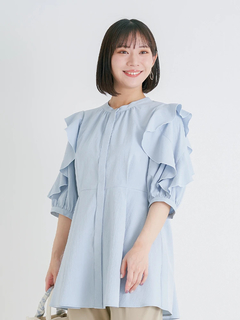 Re-J＆SUPURE(リジェイ＆スプル) |【WEB限定】ラッフルフリルスリーブチュニック