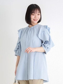 Re-J＆SUPURE(リジェイ＆スプル) |【WEB限定】ラッフルフリルスリーブチュニック