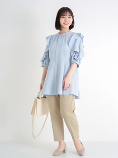 Re-J＆SUPURE(リジェイ＆スプル) |【WEB限定】ラッフルフリルスリーブチュニック