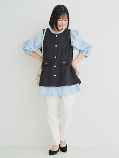 Re-J＆SUPURE(リジェイ＆スプル) |【WEB限定】ラッフルフリルスリーブチュニック