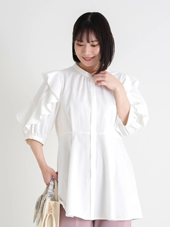 Re-J＆SUPURE(リジェイ＆スプル) |【WEB限定】ラッフルフリルスリーブチュニック