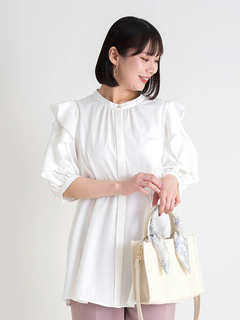 Re-J＆SUPURE(リジェイ＆スプル) |【WEB限定】ラッフルフリルスリーブチュニック