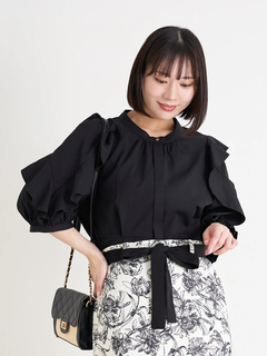 Re-J＆SUPURE(リジェイ＆スプル) |【WEB限定】ラッフルフリルスリーブチュニック