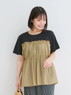 Re-J＆SUPURE(リジェイ＆スプル) |ビスチェレイヤード風Tシャツ
