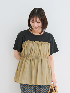Re-J＆SUPURE(リジェイ＆スプル) |ビスチェレイヤード風Tシャツ