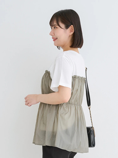 Re-J＆SUPURE(リジェイ＆スプル) |ビスチェレイヤード風Tシャツ