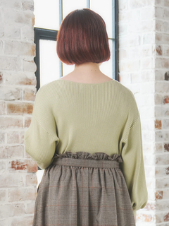 Re-J＆SUPURE(リジェイ＆スプル) |Vネックミルキーニットトップス