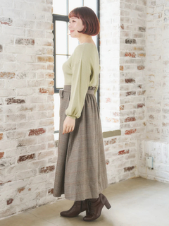 Re-J＆SUPURE(リジェイ＆スプル) |Vネックミルキーニットトップス