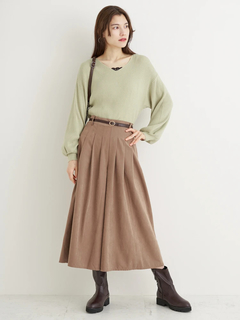 Re-J＆SUPURE(リジェイ＆スプル) |Vネックミルキーニットトップス