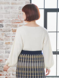 Re-J＆SUPURE(リジェイ＆スプル) |Vネックミルキーニットトップス