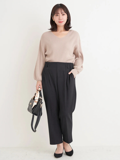 Re-J＆SUPURE(リジェイ＆スプル) |Vネックミルキーニットトップス