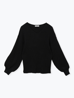 Re-J＆SUPURE(リジェイ＆スプル) |Vネックミルキーニットトップス