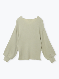 Re-J＆SUPURE(リジェイ＆スプル) |Vネックミルキーニットトップス