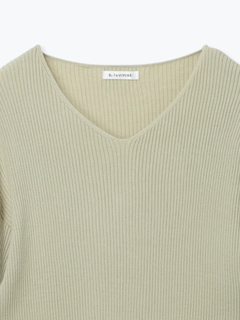 Re-J＆SUPURE(リジェイ＆スプル) |Vネックミルキーニットトップス