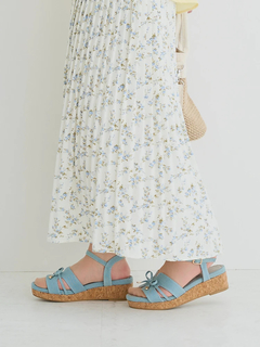 Re-J＆SUPURE(リジェイ＆スプル) |【la farfa SHOES/ラ・ファーファシューズ】リボンウエッジサンダル
