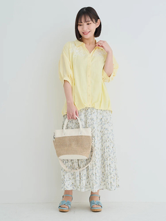 Re-J＆SUPURE(リジェイ＆スプル) |【la farfa SHOES/ラ・ファーファシューズ】リボンウエッジサンダル
