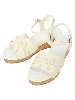 Re-J＆SUPURE(リジェイ＆スプル) |【la farfa SHOES/ラ・ファーファシューズ】リボンウエッジサンダル