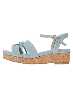 Re-J＆SUPURE(リジェイ＆スプル) |【la farfa SHOES/ラ・ファーファシューズ】リボンウエッジサンダル