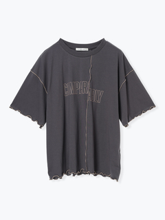 Re-J＆SUPURE(リジェイ＆スプル) |リメイク風ロゴプリントメローTシャツ